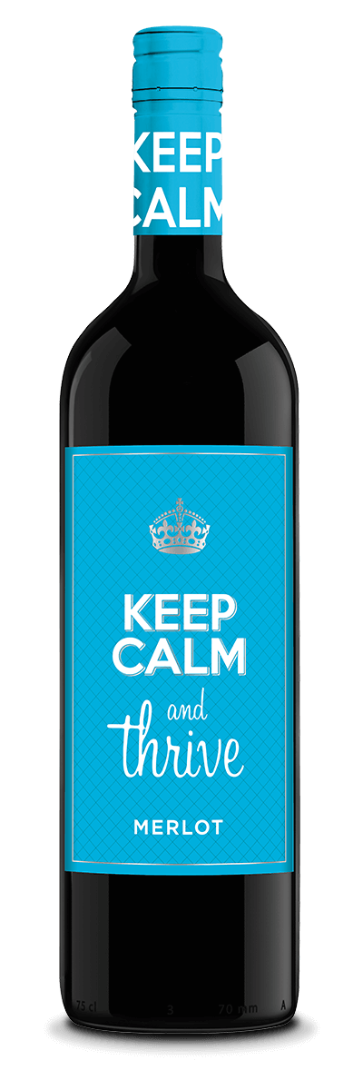 vetrofania keep calm and carry on wine adesivo vino enoteca aperitivo a0299 