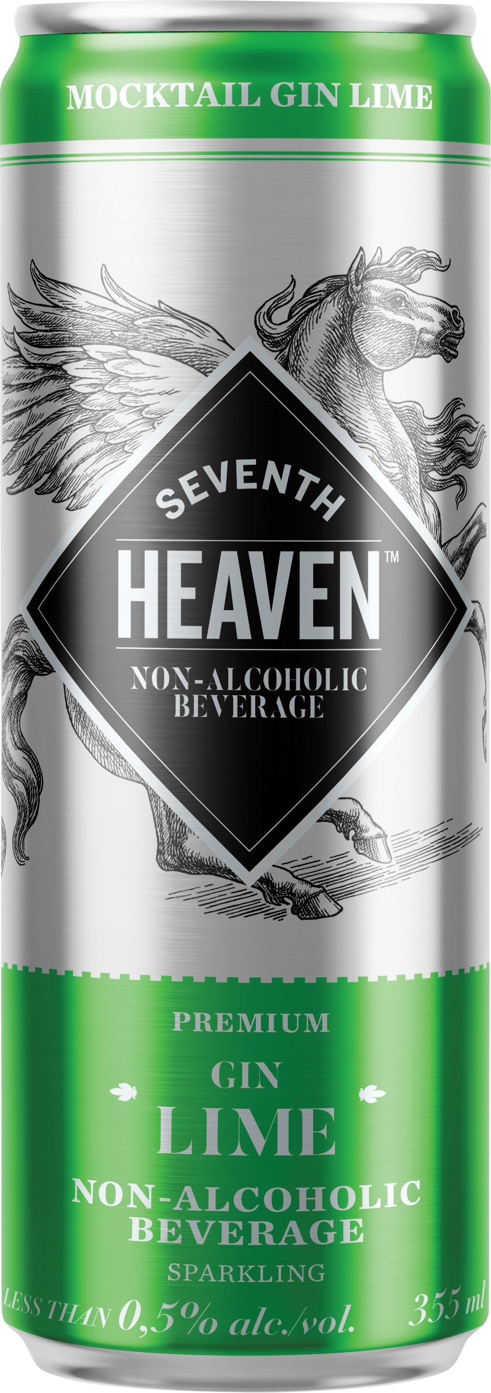 Seventh Heaven Gin Lime Non-alcoholic beverage