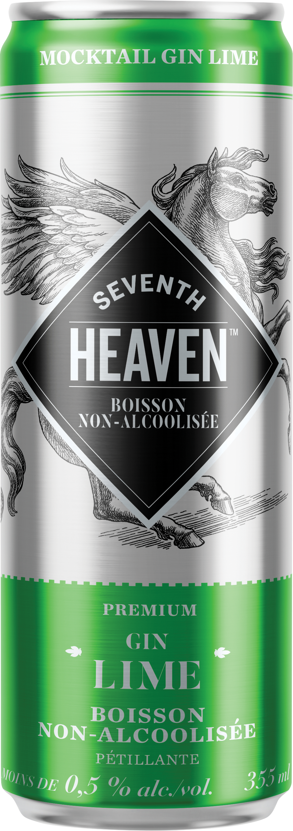 Seventh Heaven Gin Lime Boisson non-alcoolisée