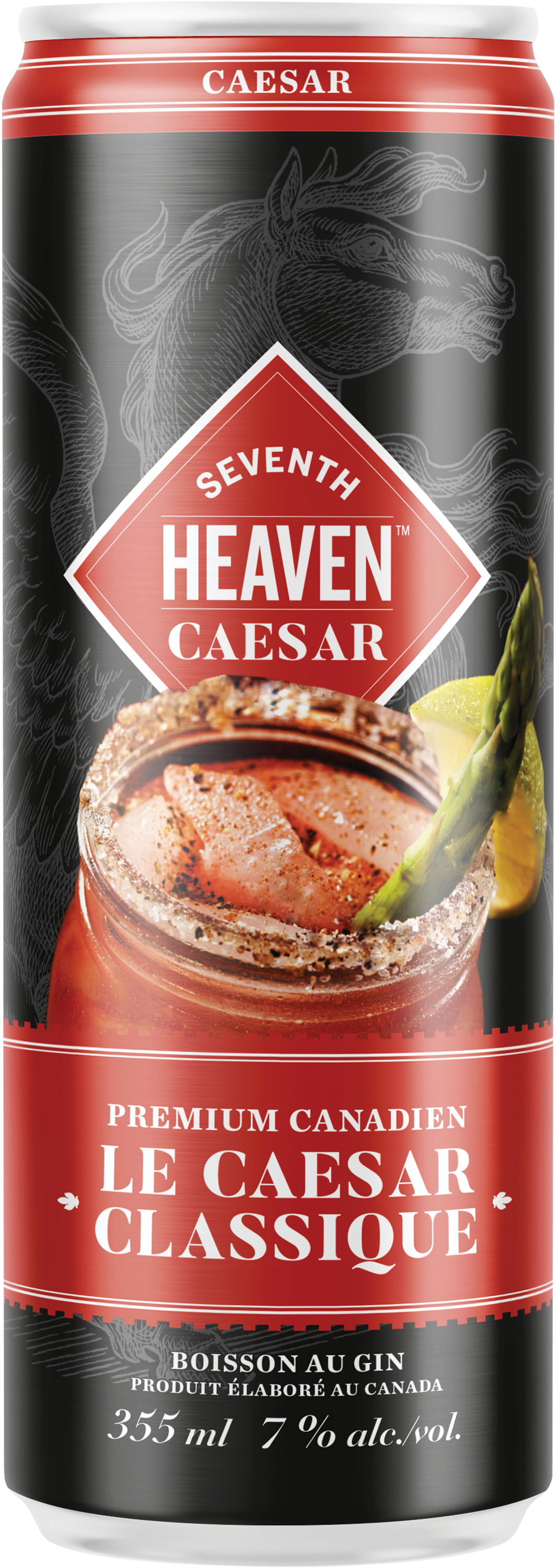 Seventh Heaven Boisson au Gin Le Caesar Classique